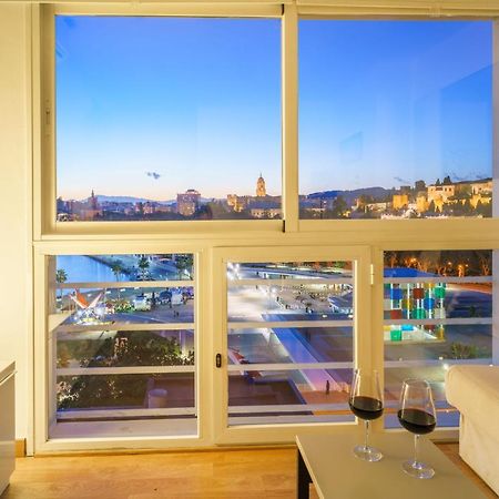 Апартаменты Lu&Cia Malaga Skyline Экстерьер фото