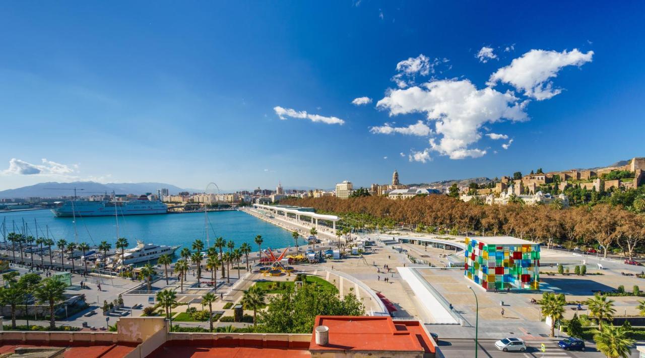 Апартаменты Lu&Cia Malaga Skyline Экстерьер фото